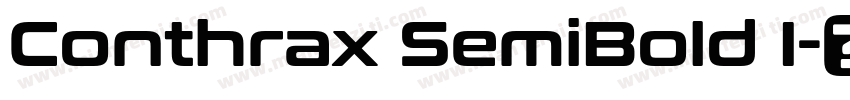 Conthrax SemiBold I字体转换